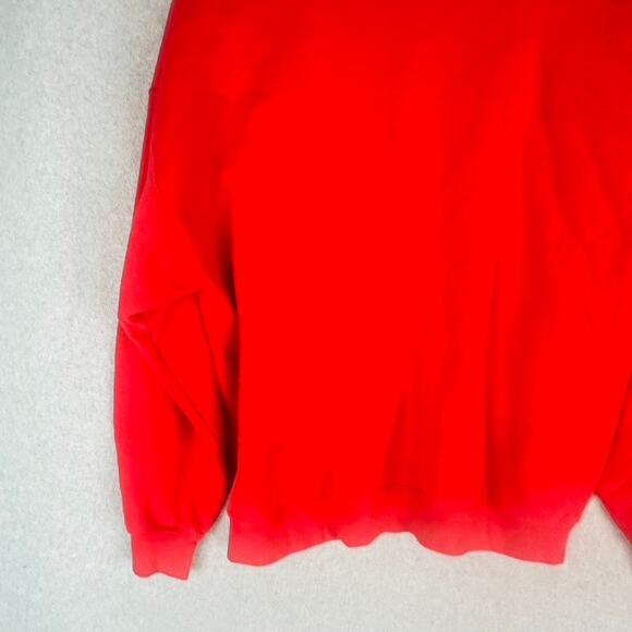 McDonald’s Unisex XL Sweatshirt Holiday Christmas Fa La La Lovin Red Mickey D’s - Picture 10 of 11